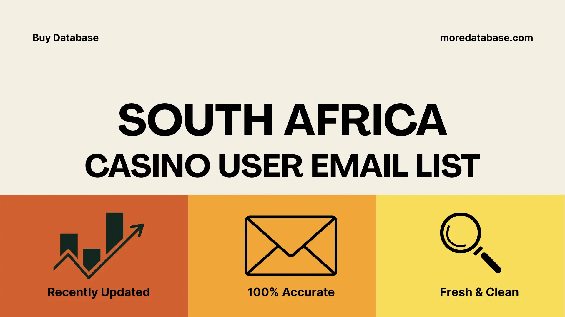 South Africa Casino User Email List